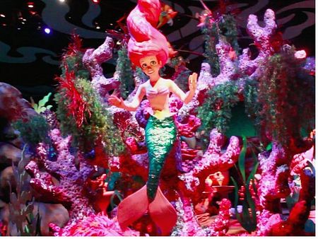 Ariel in the Under the Sea scene